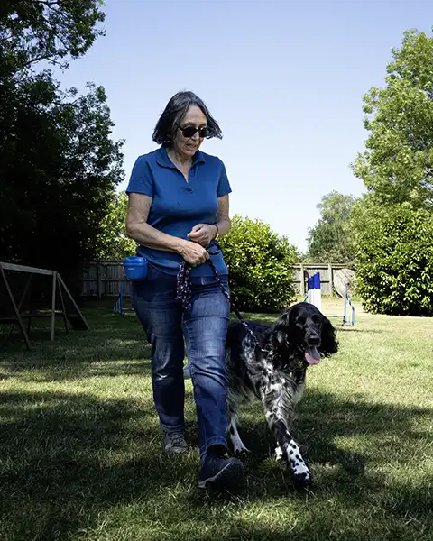private dog training lesson at fromek9